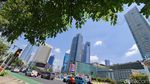 Kecepatan Angin Usir Polutan, Langit Jakarta Membiru