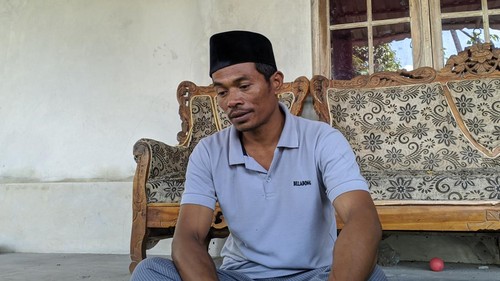 Kepala Dusun Bunsalak II, Desa Jago, Kecamatan Praya Lombok Tengah, Muhammad Toha, Selasa (12/9/2023).