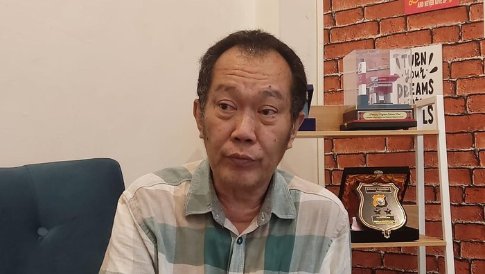 Korban investasi kripto bodong di Makassar, Franky Harlindong (60). detikSulsel/Rasmilawanti Rustam