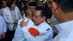 Momen Anies-Cak Imin Kompak Berkemeja Putih ke DPP PKS