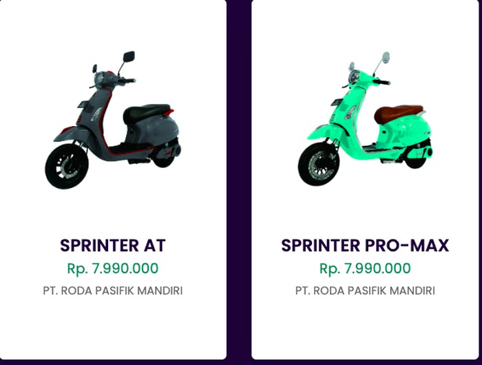 Motor listrik subsidi Rp 7 jutaan