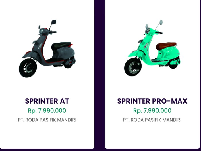 Motor listrik subsidi Rp 7 jutaan