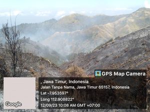 Hari Ketujuh Kebakaran Bromo, Api Muncul Lagi Setelah Sempat Dipadamkan