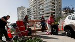 Penampakan Apartemen di Chile Hampir Runtuh Gegara Longsor