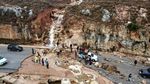 Penampakan Jalan Putus dan Jembatan Rusak Diterjang Banjir di Libya