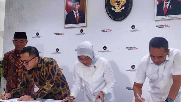 Penandatanganan SKB 3 Menteri Libur Nasional dan Cuti Bersama  2024 (Wilda/detikcom)