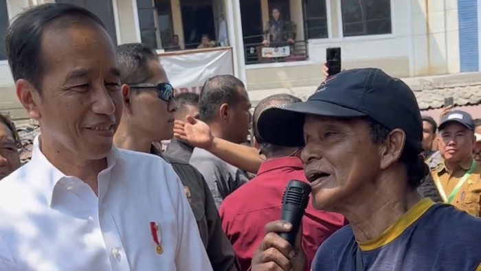 Presiden Jokowi saat berkunjung ke Cilegon (dok. Instagram Pramono Anung)