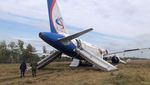Foto-foto Airbus A320 Rusia yang Mendarat Darurat di Siberia