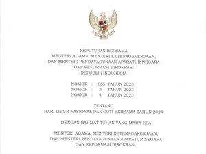 Jadwal Hari Libur Nasional dan Cuti Bersama 2024, Cek di Sini!