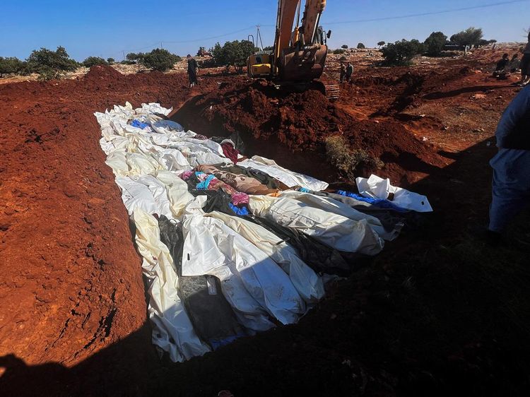 Korban Tewas Akibat Banjir di Libya Dimakamkan