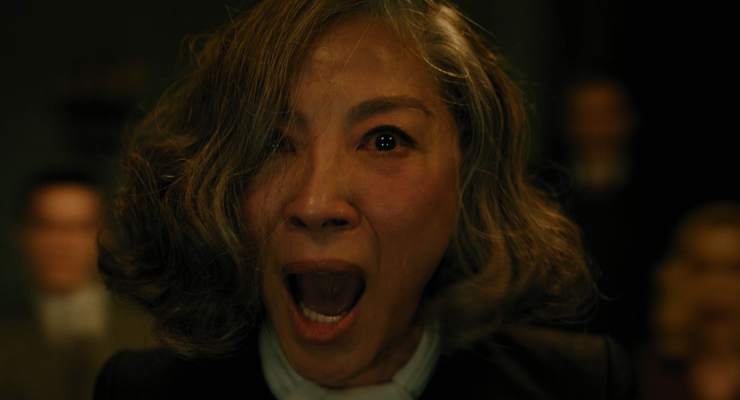 Adegan dalam film A Haunting in Venice.