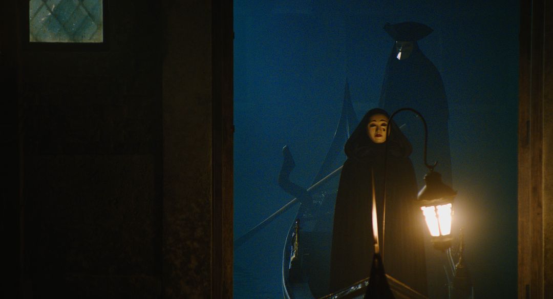 Adegan dalam film A Haunting in Venice.