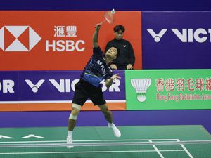 Hong Kong Open 2023: Kalah Dua Gim, Ginting Gagal ke Final
