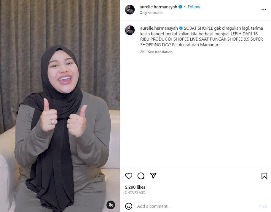 Aurel Puncak 9/9/ (Dok. Shopee)