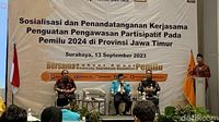 Bawaslu Jatim Ajak Masyarakat Aktif Awasi Pemilu 2024