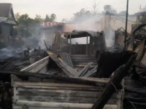 Kebakaran di Bone Hanguskan 9 Rumah-40 Motor Diduga Akibat Korsleting Listrik