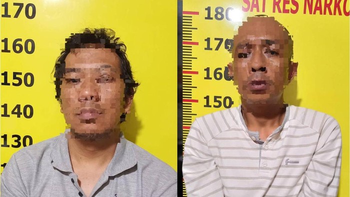 Dua pengedar sabu ditangkap di depan kantor parpol di Sungai Penuh, Jambi.
