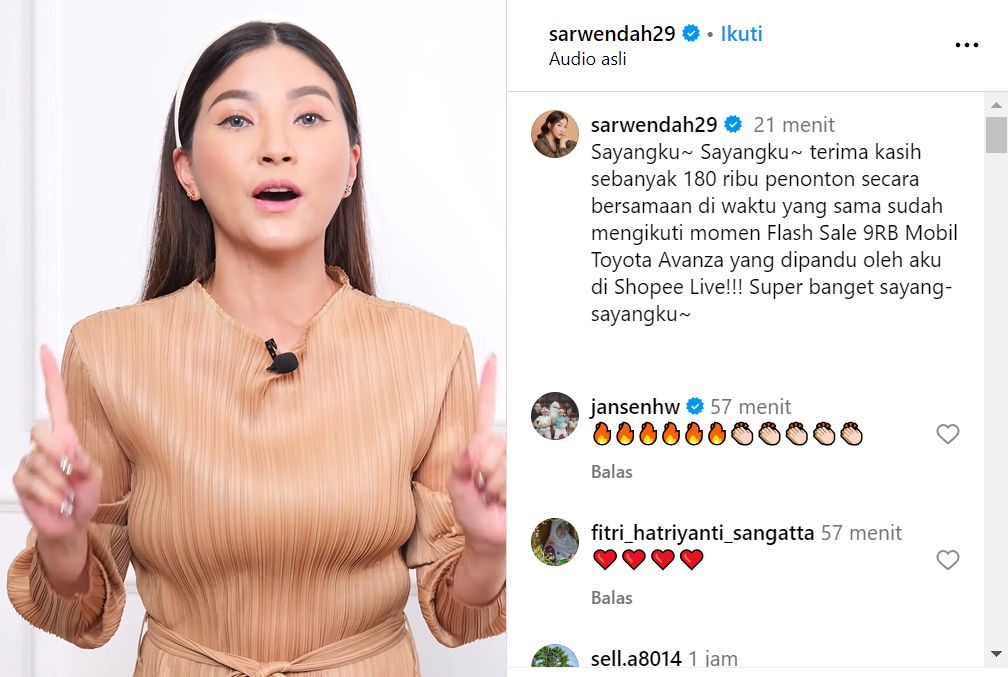 Flash sale Avanza seharga Rp 9 ribu.