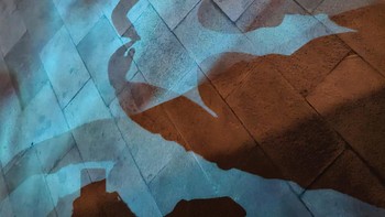 Foto bayangan yang nampak terang dijepret pakai HP ini. Foto: Aisyah/detikINET