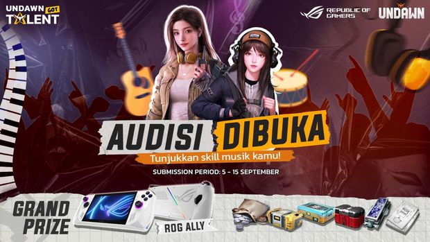 Garena mengumumkan event menarik yang saat ini digelar di game zombie-nya berjudul Undawn. Banyak hadiah yang bisa gamer dapatkan, termasuk ROG Ally.