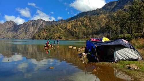 Suasana Gunung Rinjani