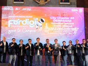 Jasa Raharja-Fordigi BUMN Dorong Mahasiswa Bali Jadi Talenta Digital