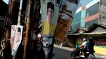 Jelang Pemilu, Spanduk-Poster Caleg Menjamur di Ciputat