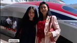 Wush.... 10 Momen Para Artis Jajal Kereta Cepat Jakarta-Bandung Bareng Jokowi