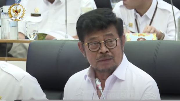 Komisi IV raker dengan Menteri Pertanian Syahrul Yasin Limpo. (YouTube/DPR Ri)