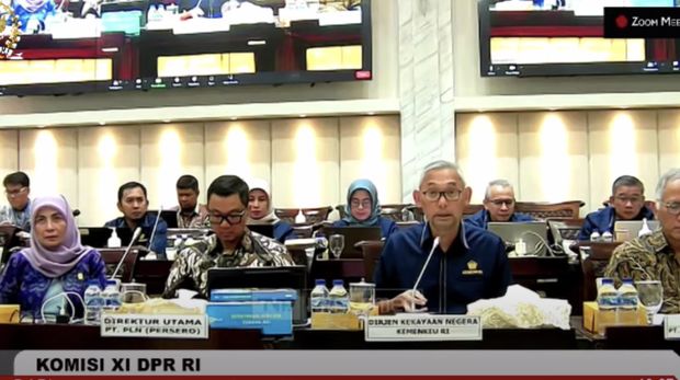 Komisi XI DPR RI RDP dengan DJKN, PT HUTAMA KARYA, DAN PT PLN. (YouTube/DPR RI)