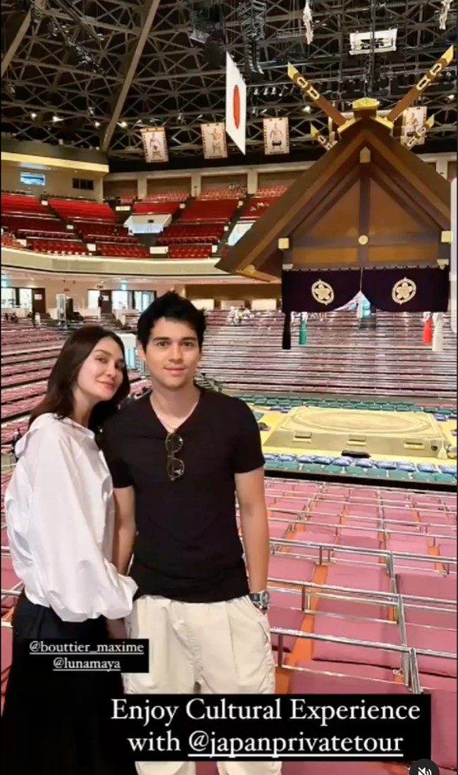 Selama di Jepang Luna dan Maxime tampak mengunjungi sejumlah tempat wisata bersama. Selalu kompak, keduanya pun kerap memamerkan kemesraan mereka. Foto: Instagram/@maximemoon
