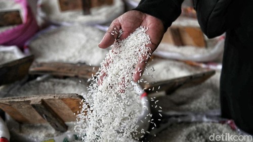 Harga beras di Tanah Air terus mengalami kenaikan. Lihat yuk proses bongkar muat beras di pasar beras Cipinang, Jakarta.