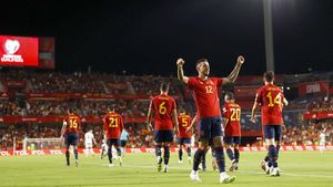 Momen Spanyol Pesta Gol ke Gawang Siprus