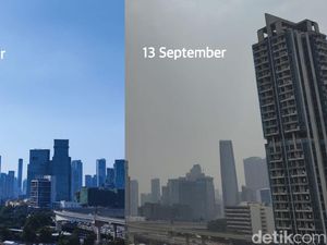 Hanya Dua Hari Langit Biru Awan Putih Bertahan di Jakarta