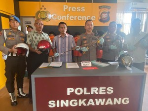 6 Pelaku Pembacokan di Singkawang Ditangkap, Motifnya Balas Dendam