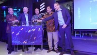 President of Ericsson Indonesia Jerry Soper memberikan kata sambutan pada acara peresmian Ericsson 5G Innovation Center di PIDI 4.0, Jakarta (13/9). Dalam sambutannya, Jerry Soper menyampaikan bahwa peresmian Ericsson 5G Innovation Center adalah wujud komitmen Ericsson mendukung percepatan transformasi digital di Indonesia.