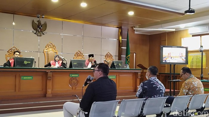 Sidang pemeriksaan saksi kasus korupsi proyek Dishub Kota Bandung.