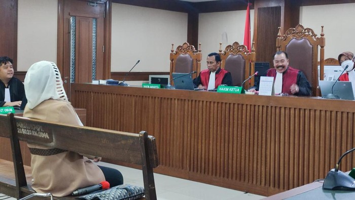 Sidang vonis Hasnaeni (Wilda/detikcom)