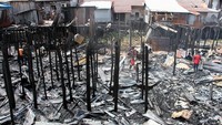 Kebakaran yang terjadi pada Selasa (12/9) malam tersebut menghanguskan 22 rumah. Sedangkan penyebab kebakaran masih dalam penyelidikan kepolisian.