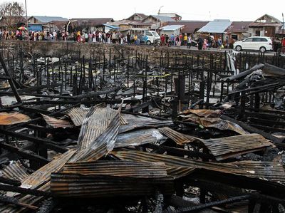 22 Rumah Ludes Terbakar di Palangkaraya