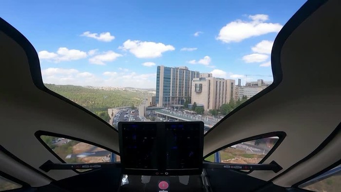 1659IV-AVIATION-AIR_EVTOL_O_ uji coba taksi terbang untuk mobilitas rumah sakitdi Yerusalem