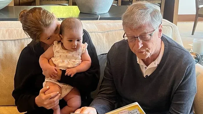 Bill Gates dan cucu