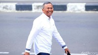 Dahlan tiba di gedung KPK, Jakarta, Kamis(14/9/2023) sekitar pukul 09.20 WIB.  