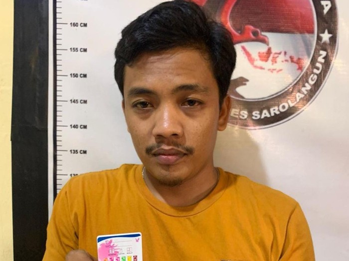 Debi Kurniawan, caleg di Sarolangun yang tertangkap saat nyabu.