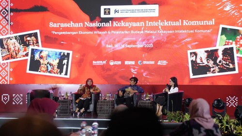 Direktur Teknologi Informasi Kekayaan Intelektual Direktorat Jenderal Kekayaan Intelektual (DJKI) Dede Mia Yusanti