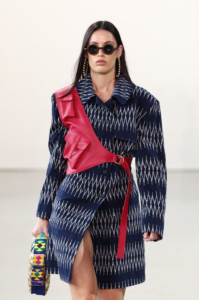 Fashion show Indonesia Now fashion di New York Fashion Week di Spring Studios, New York City, 13 September 2023