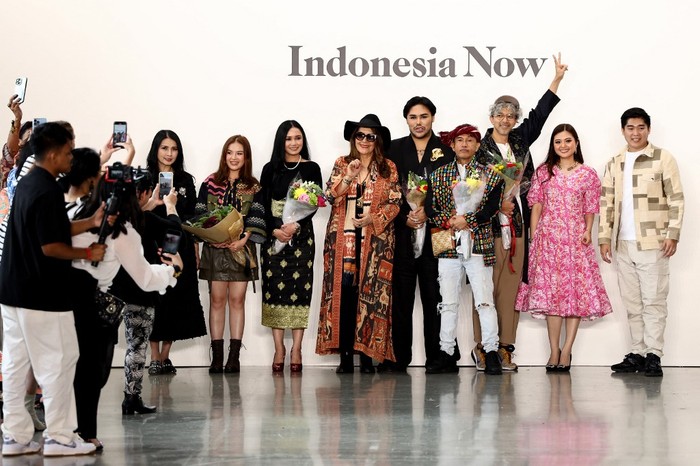 Fashion show Indonesia Now fashion di New York Fashion Week di Spring Studios, New York City, 13 September 2023