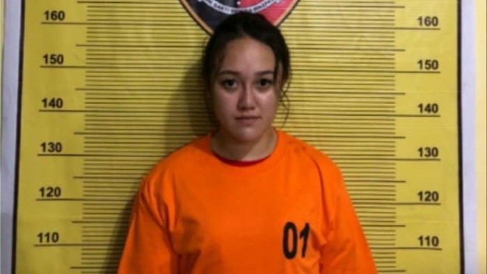 Kepala Desa Lau Mulgap, Asri Nurmala Sitepu (Foto: Dok Polres Binjai)