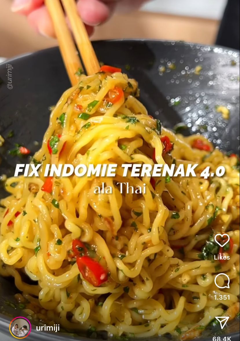 Kreasi Indomie di berbagai negara