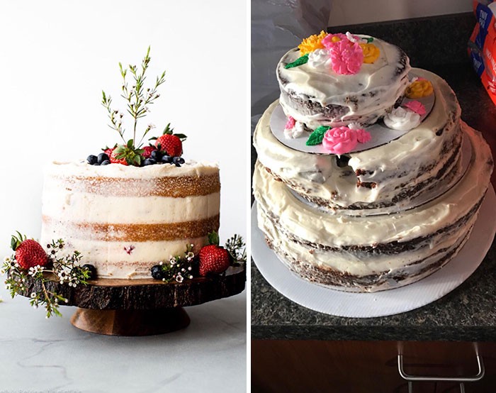 Kue pengantin gagal